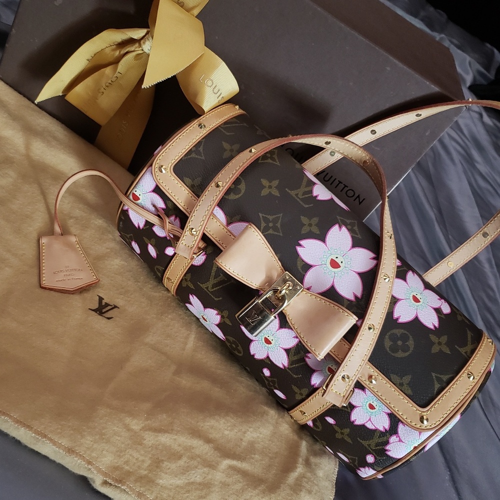 SOLD! Authentic LV Limited Edition Cherry Blossom Purse - Picture 1 of 8
